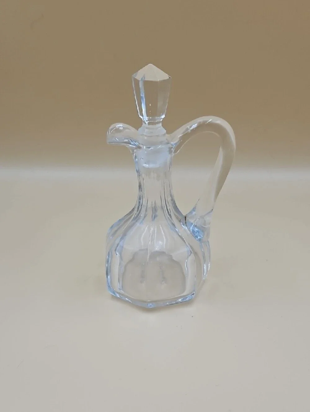 Set of 5 Clear Glass Bottles with Stoppers
